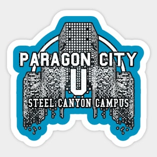 City of Heroes University - Steel Canyon Sticker
